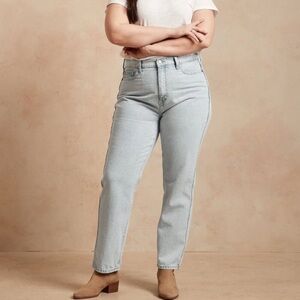 Banana Republic Curvy Straight Light Wash Jeans 2
